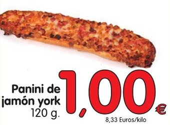 Alimerka Panini de jamón york 120g oferta