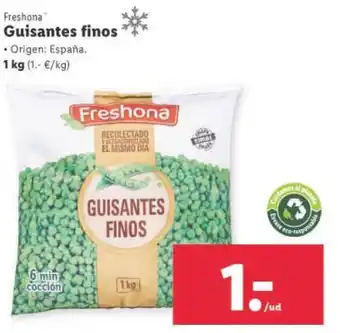 Lidl Freshona® Guisantes Finos 1 kg oferta