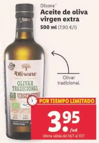 Lidl Olisone® Aceite de Oliva Virgen Extra 500 ml oferta