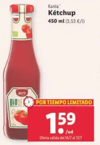 Lidl Kania® Kétchup 450 ml oferta