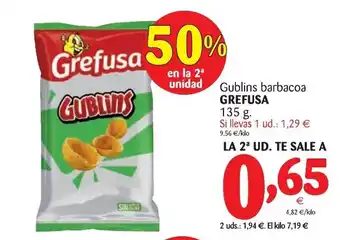 Alimerka Grefusa Gublins barbacoa 135g oferta