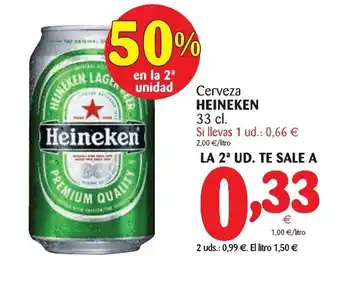 Alimerka Heineken Cerveza 33cl oferta