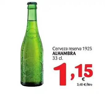 Alimerka Alhambra Cerveza reserva 1925 33cl oferta