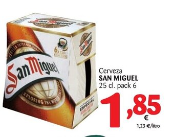 Alimerka San Miguel Cerveza 25cl. pack 6 oferta