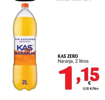 Alimerka Kas Zero Naranja 2 litros oferta