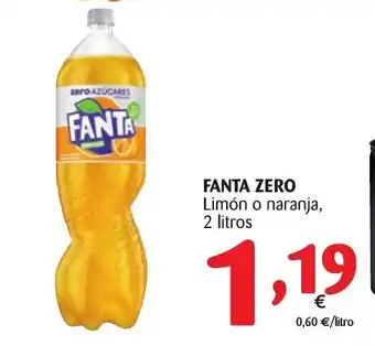 Alimerka Fanta Zero Limón o naranja 2 litros oferta