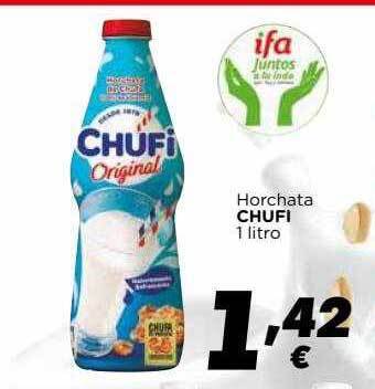 Supermercados Piedra Horchata Chufi oferta