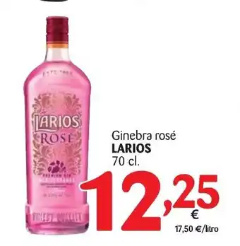 Alimerka Larios Ginebra rosé 70cl oferta