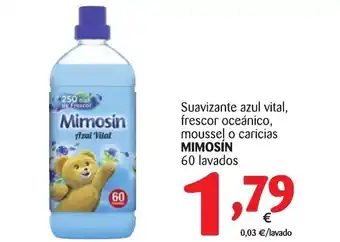Alimerka Mimosín Suavizante azul vital 60 lavados oferta