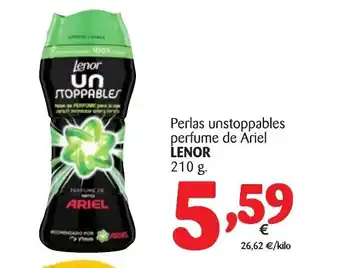 Alimerka Lenor Perlas instoppables perfume de Ariel 210g oferta