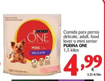 Alimerka Purina One Mini Senior 1,5 kilos oferta
