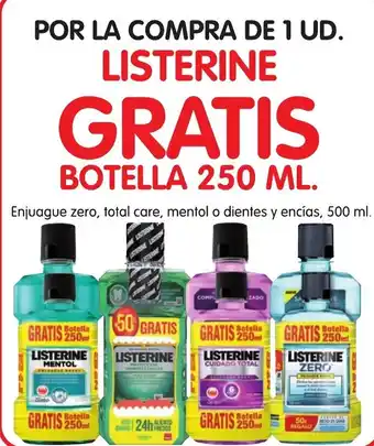 Alimerka Listerien Enjuague Gratis Botella 250ml oferta