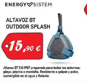 Microsshop Energy Sistem Altavoz Bt Outdoor Splash oferta