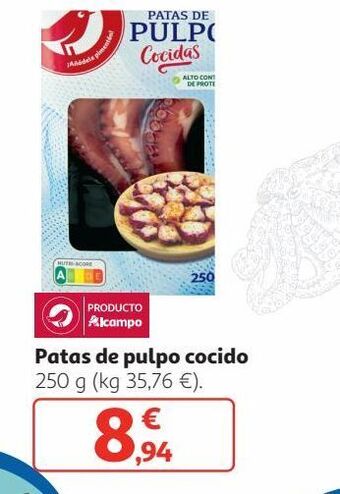 Alcampo Pulpo oferta