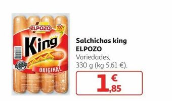 Alcampo Salchichas elpozo oferta