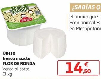 Alcampo Queso fresco flor de ronda oferta