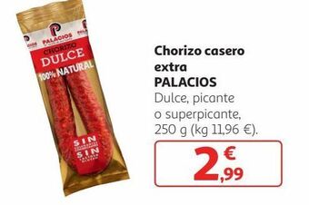 Alcampo Chorizo palacios oferta
