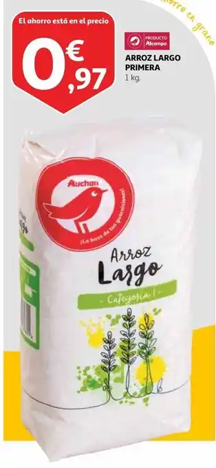 Alcampo Arroz largo alcampo oferta