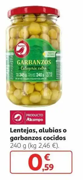 Alcampo Garbanzos alcampo oferta