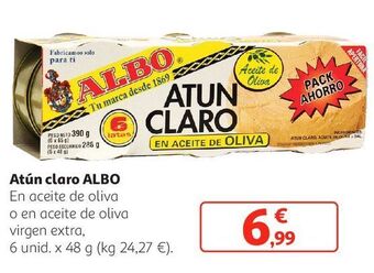 Alcampo Atún claro albo oferta