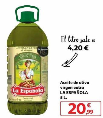 Alcampo Aceite de oliva virgen extra la española oferta