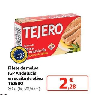 Alcampo Melva en aceite tejero oferta