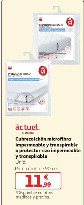 Alcampo Protector de colchón actuel oferta