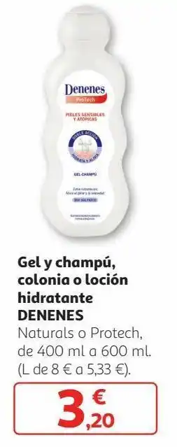 Alcampo Gel de baño denenes oferta