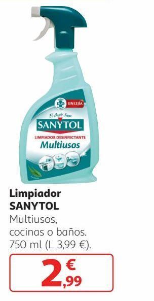 Alcampo Limpiadores sanytol oferta