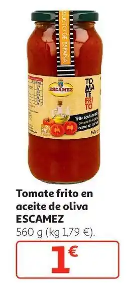 Alcampo Tomate frito escamez oferta