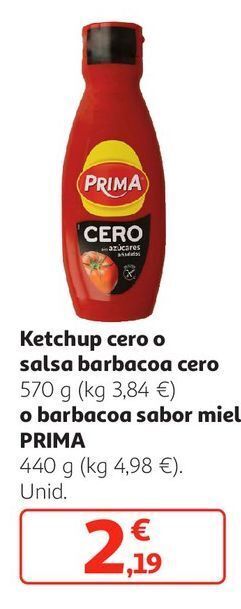 Alcampo Ketchup prima oferta