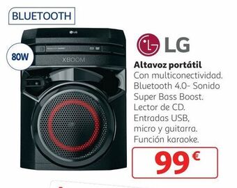 Alcampo Altavoces lg oferta