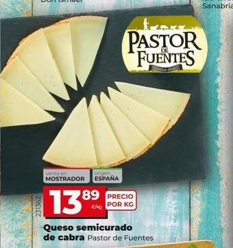 Maxi Dia Queso semicurado pastor de fuentes oferta