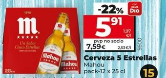 Maxi Dia Cerveza mahou oferta