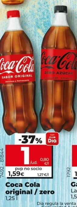 Maxi Dia Refresco de cola coca-cola oferta