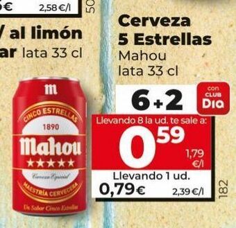 Maxi Dia Cerveza mahou oferta