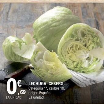 E.Leclerc Lechuga iceberg oferta