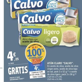 E.Leclerc Atún claro Calvo oferta