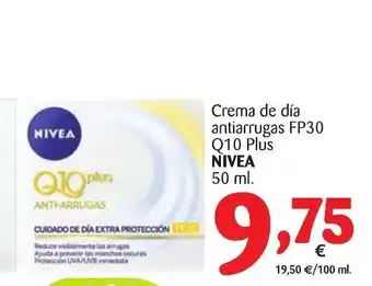 Alimerka Nivea Crema de día antiarrugas FP30 Q10 Plus 50ml oferta