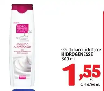 Alimerka Hidrogenesse Gel de baño hidratante 800ml oferta