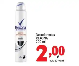 Alimerka Rexona Desodorantes 200ml oferta