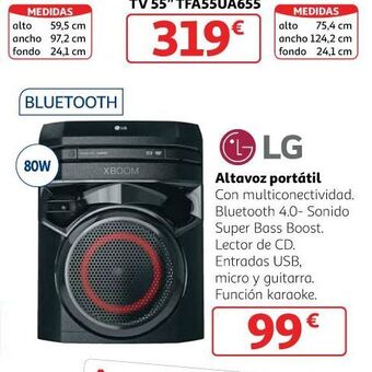 Alcampo Altavoz portátil oferta