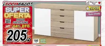Muebles Boom Aparador Puertas Cajones oferta
