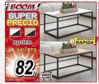 Muebles Boom Mesa Centro oferta