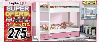 Muebles Boom Litera Juvenil + Frontal Arrastre oferta