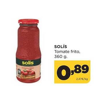 Alimerka Solís Tomate Frito oferta