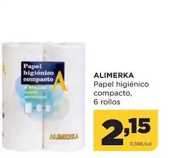 Alimerka Alimerka Papel Higiénico Compacto oferta