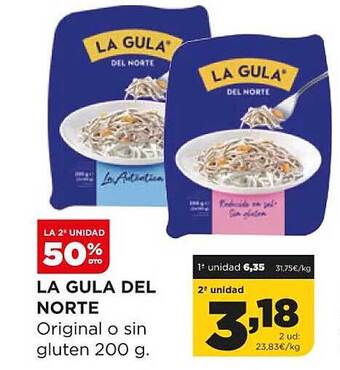 Alimerka La 2a Unidad 50% Dto La Gula Del Norte Original O Sin Gluten oferta