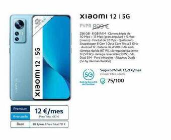 Movistar Xiaomi 12 5g oferta