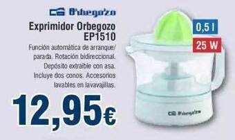 FROIZ Exprimidor Orbegozo Ep1510 oferta